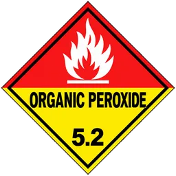 Division 5.2 organic peroxide placard